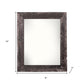 5" x 7" Black Solid Wood Tabletop Picture Frame