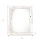 6" x 6" White Solid Wood Tabletop Picture Frame