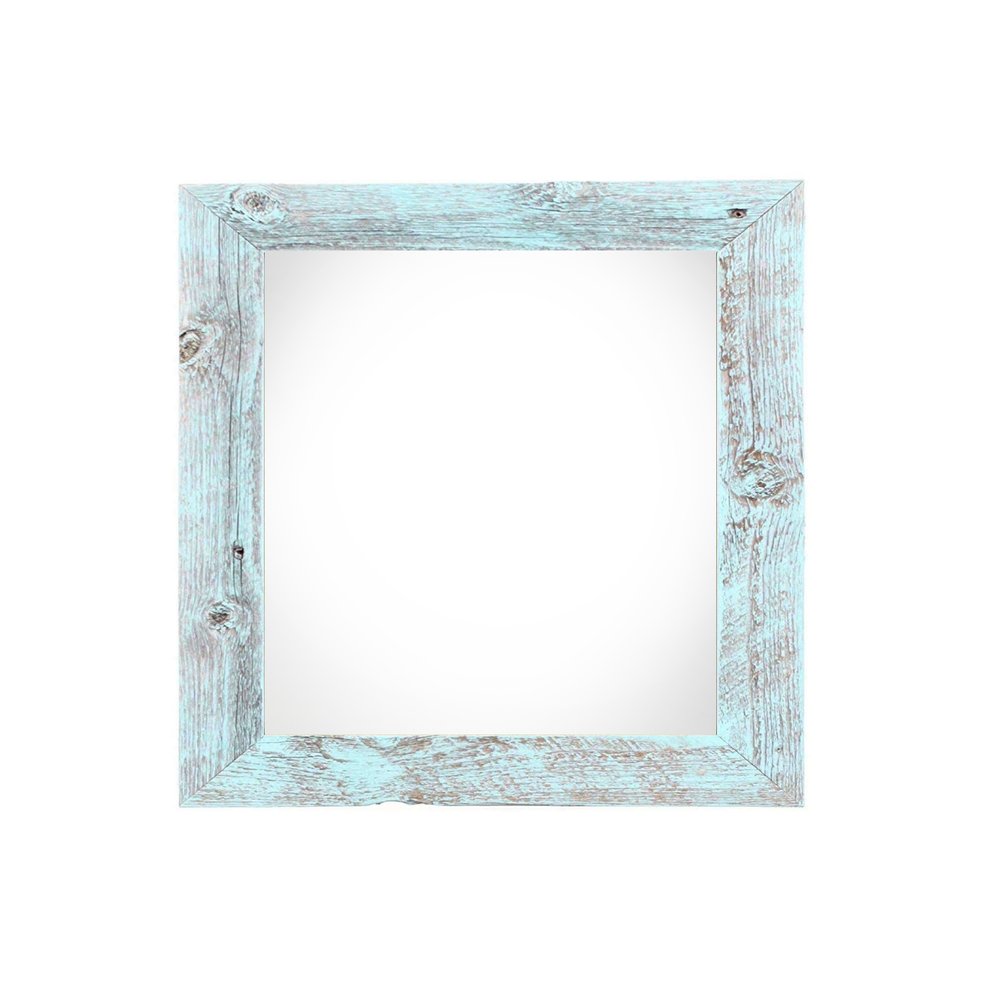 6" x 6" Blue Solid Wood Tabletop Picture Frame