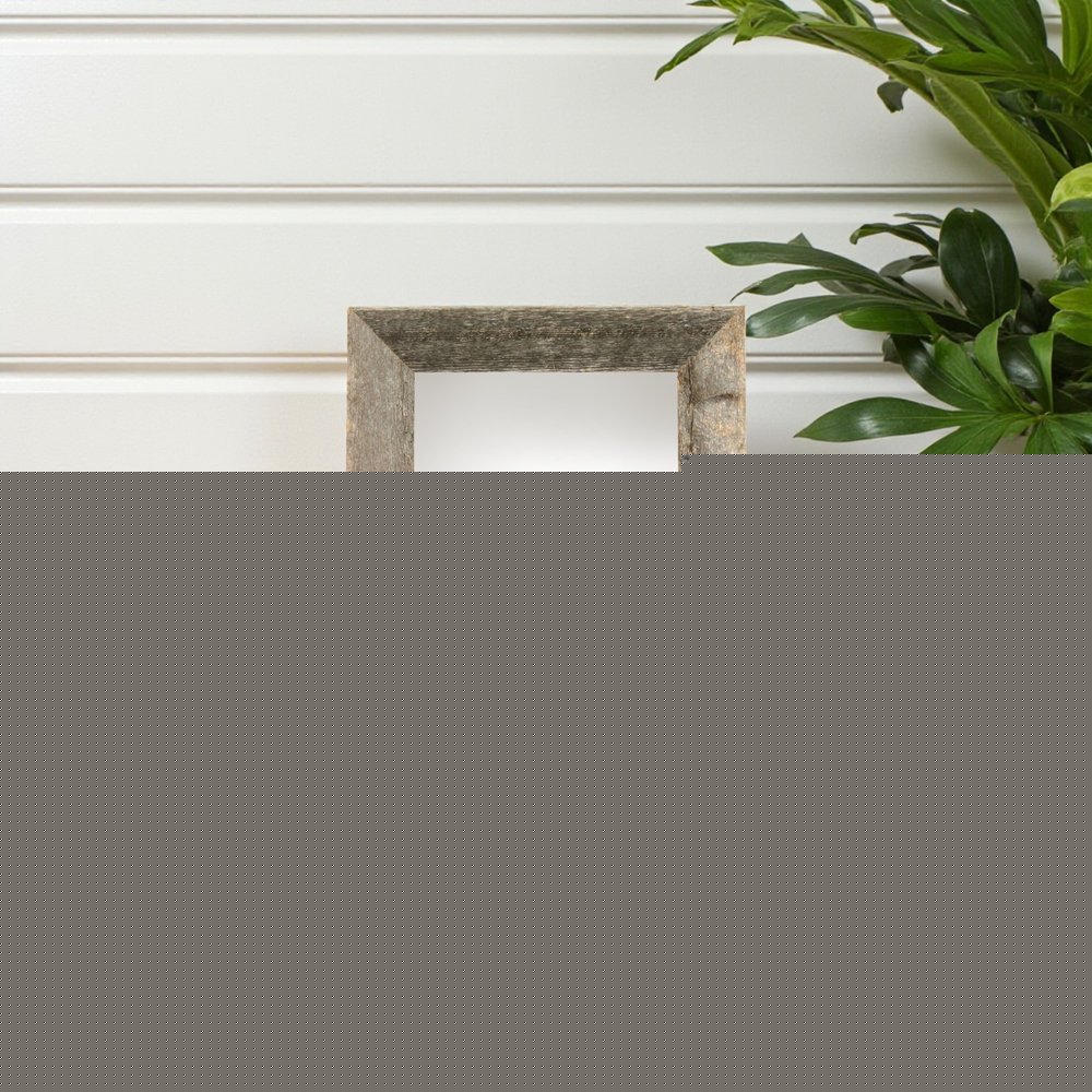 4" x 6" Gray Solid Wood Tabletop Picture Frame
