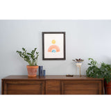 18" x 24" Black Solid Wood Hanging Picture Frame