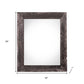 18" x 24" Black Solid Wood Hanging Picture Frame
