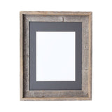 16" x 20" Gray Solid Wood Hanging Picture Frame