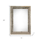 13" x 19" Gray Solid Wood Hanging Picture Frame