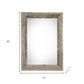 13" x 19" Gray Solid Wood Hanging Picture Frame