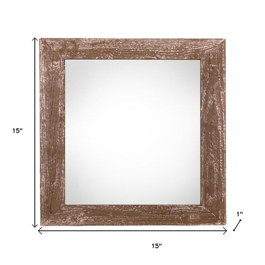 12" x 12" Espresso Solid Wood Tabletop Picture Frame
