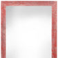 12" x 18" Red Solid Wood Hanging Picture Frame