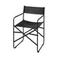 Black Leather Open Back Dining Arm Chair