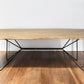 80" Brown And Black Solid Wood And Metal Dining Table