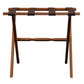 Hotel Light Walnut Folding Luggage Rack With Four Straps