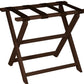 Earth Friendly Brown Folding Luggage Rack With Brown Straps