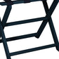 Earth Friendly Navy Blue Folding Luggage Rack With Navy Straps