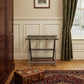 Earth Friendly Taupe Folding Luggage Rack With Dark Tan Straps