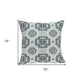 Gray Aztec Design Throw Pillow