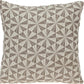 Pale Brown Pinwheels Throw Pillow