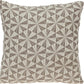 Pale Brown Pinwheels Throw Pillow