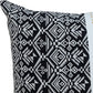Black And White Modern Throw Pillow