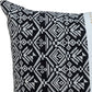 Black And White Modern Throw Pillow
