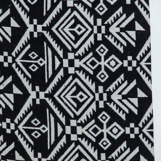Black And White Modern Throw Pillow