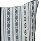 Black And White Abstract Accent Pillow