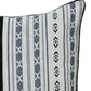 Black And White Abstract Accent Pillow