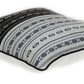 Black And White Abstract Accent Pillow