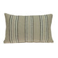 Oatmeal Stripe Weave Lumbar Throw Pillow