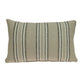 Oatmeal Stripe Weave Lumbar Throw Pillow