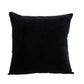 18" Black Velvet Throw Pillow