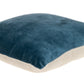 18" Teal Velvet Throw Pillow