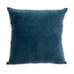 18" Teal Velvet Throw Pillow