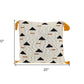 Natural Knitted Throw Pillow