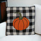 Buffalo Check Pumpkin Throw Pillow