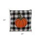 Buffalo Check Pumpkin Throw Pillow