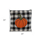 Buffalo Check Pumpkin Throw Pillow