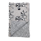 Grey Lots Of Zebras Woven Knitted Baby Blanket