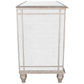 Rectangle Mirrored Three Drawer Console Storage Chest