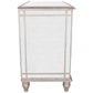 Rectangle Mirrored Three Drawer Console Storage Chest