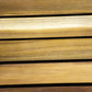 23" Brown Teak Slat Non Slip Bath Mat