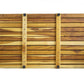 40" Brown Teak Slat Non Slip Bath Mat