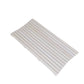 40" White Teak Slat Non Slip Bath Mat