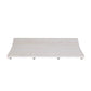 40" White Teak Slat Non Slip Bath Mat