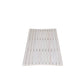 40" White Teak Slat Non Slip Bath Mat