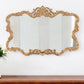 27" Gold Ornate Scroll Framed Accent Mirror