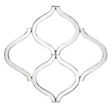 Interlocking Mirrored Curved Shapes With Beveled Edge