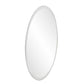 28" Gray Round Unframed Accent Mirror