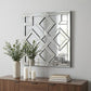 Interlocking Mirrored Squares With Lattice Design
