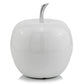 11" Red and Silver Aluminum Decorative Apple