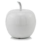 11" Red and Silver Aluminum Decorative Apple