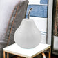 17" Silver Buffed Aluminum Decorative Pear Tabletop Sculpture